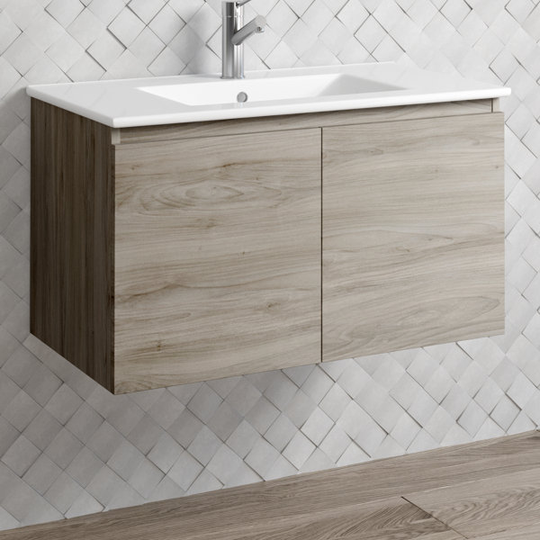 Ivy Bronx Jasso 32" WallMounted Single Bathroom Vanity Set & Reviews Wayfair